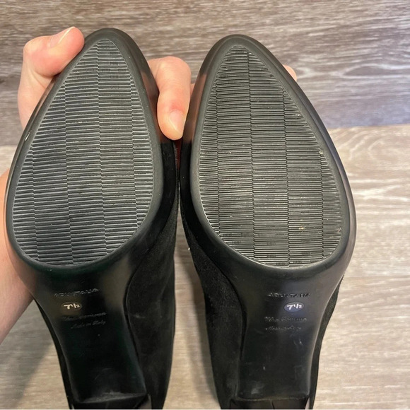 Aquatalia Marvin K Riley Suede Waterproof Ankle Heeled Boots Size 7.5 - Picture 5 of 16